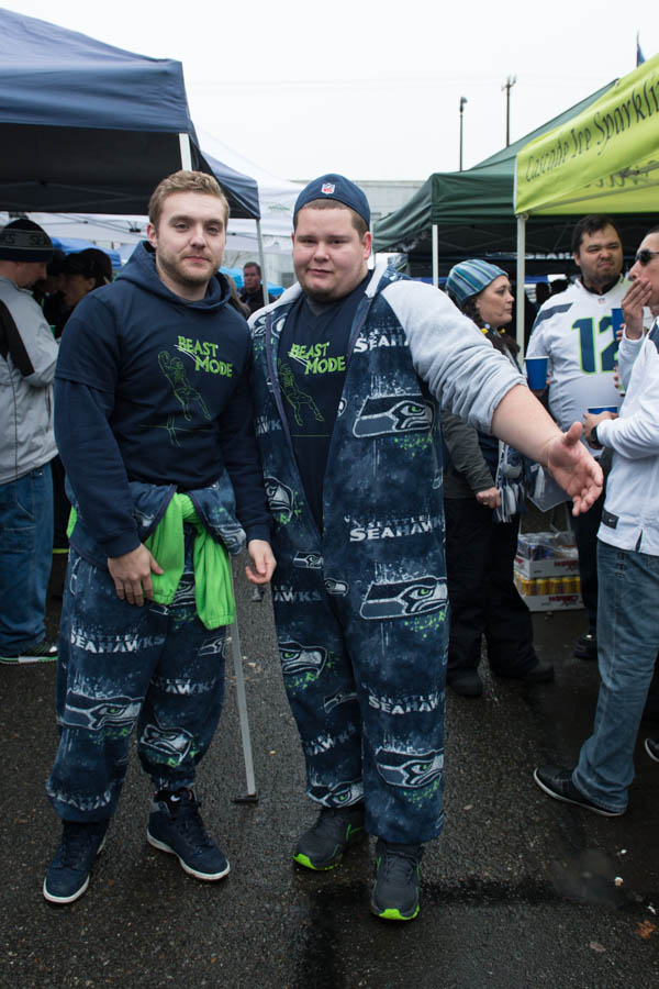 The 12th man was out in force at CenturyLink Field Sunday night,