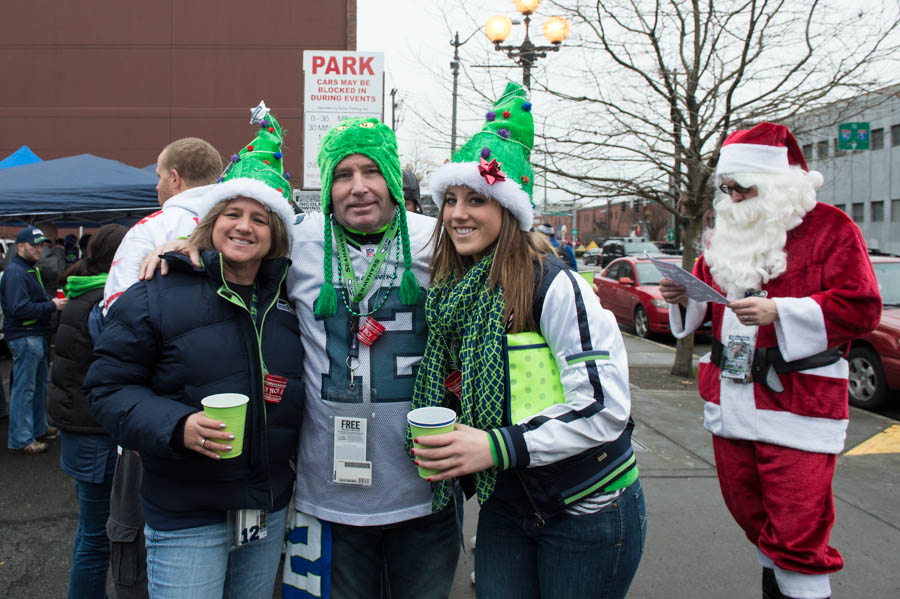 The 12th man was out in force at CenturyLink Field Sunday night,