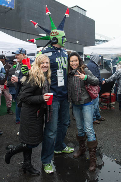 The 12th man was out in force at CenturyLink Field Sunday night,