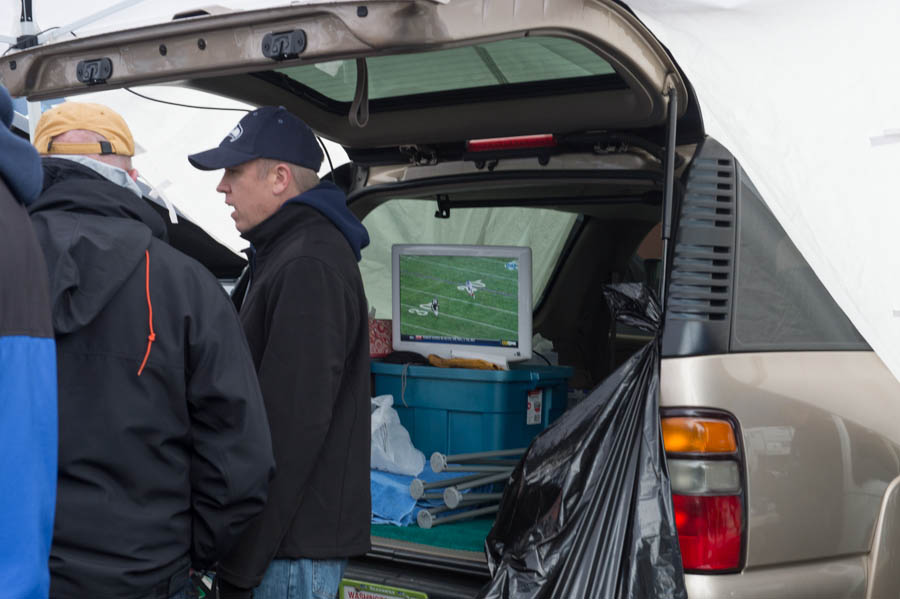The 12th man was out in force at CenturyLink Field Sunday night,