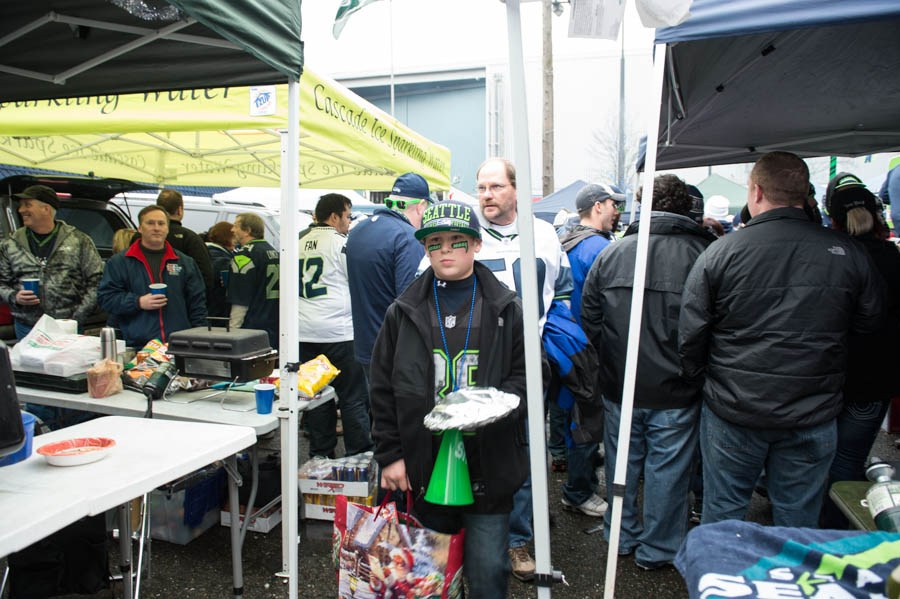 The 12th man was out in force at CenturyLink Field Sunday night,