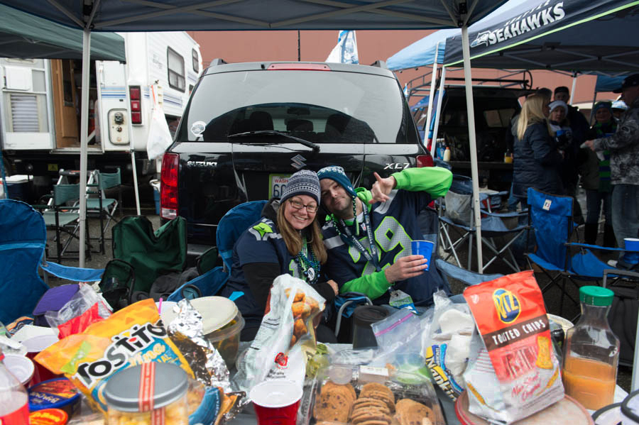 The 12th man was out in force at CenturyLink Field Sunday night,