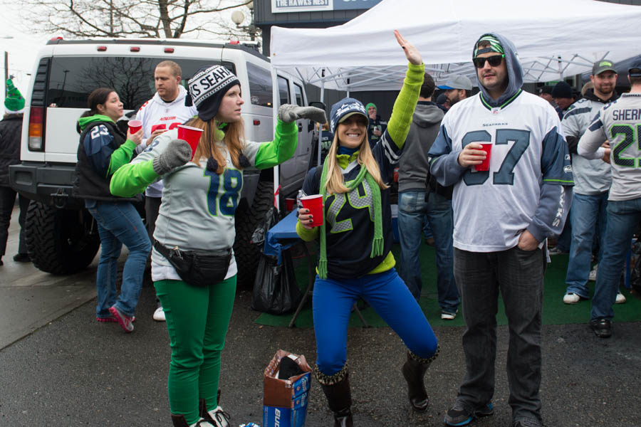 The 12th man was out in force at CenturyLink Field Sunday night,