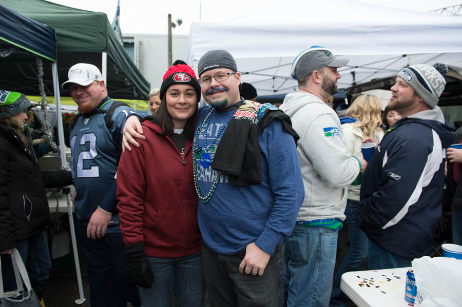 The 12th man was out in force at CenturyLink Field Sunday night,