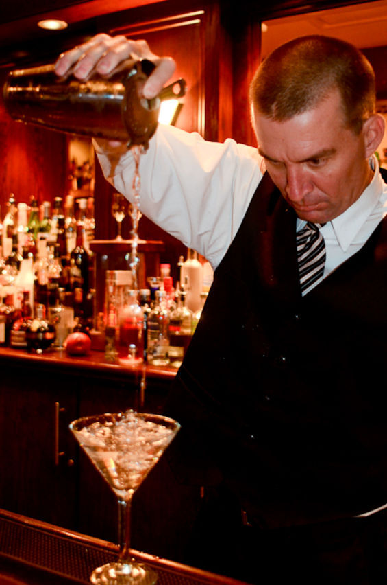 A martini from our steakhouse happy-hour tour