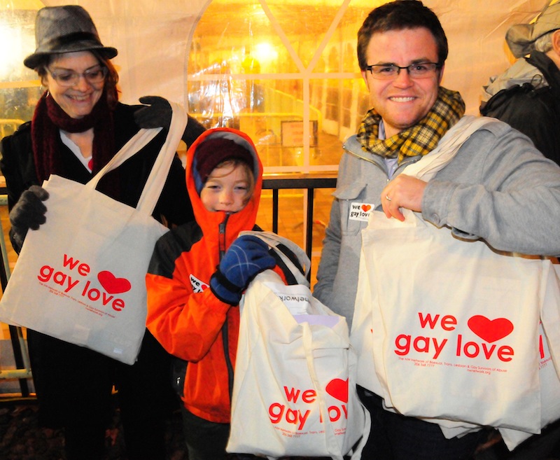 ...and they gave out these free bags.