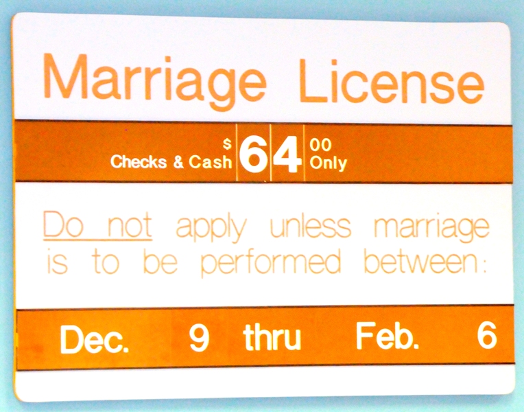 Because it's awesome, King County began issuing marriage certificates to same-sex couples