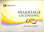 Because it's awesome, King County began issuing marriage certificates to same-sex couples