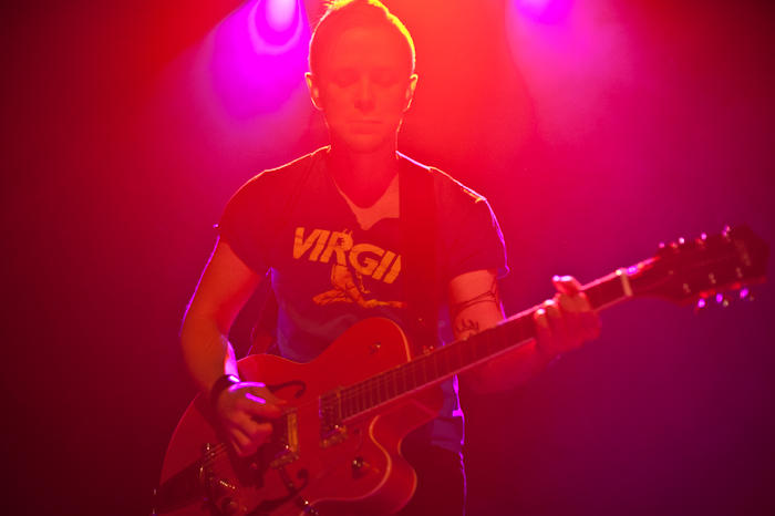 Guitar virtuoso Reignwolf played to a revved up crowd at the Neptune