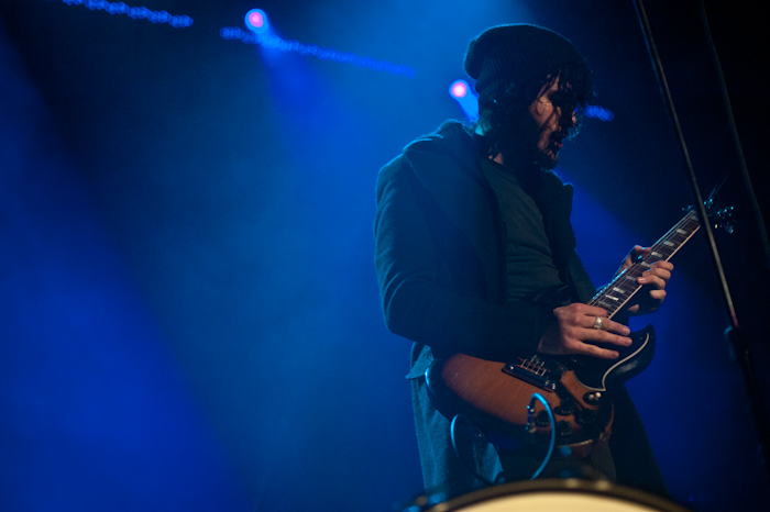 Guitar virtuoso Reignwolf played to a revved up crowd at the Neptune