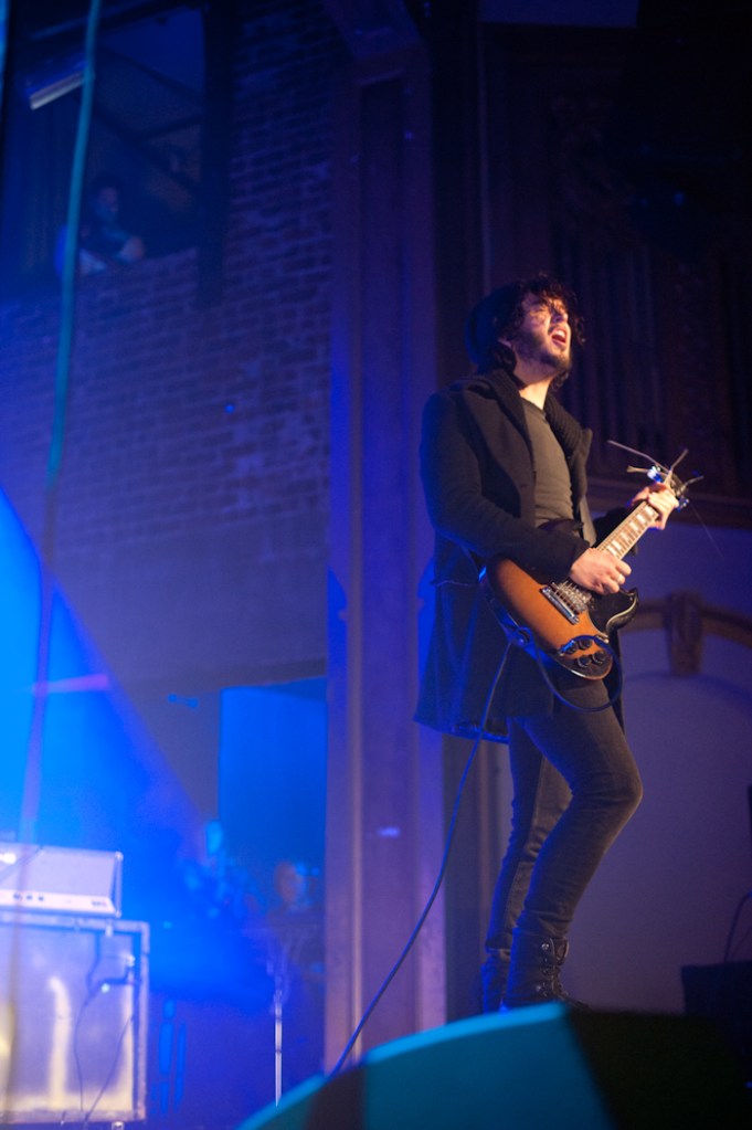 Guitar virtuoso Reignwolf played to a revved up crowd at the Neptune