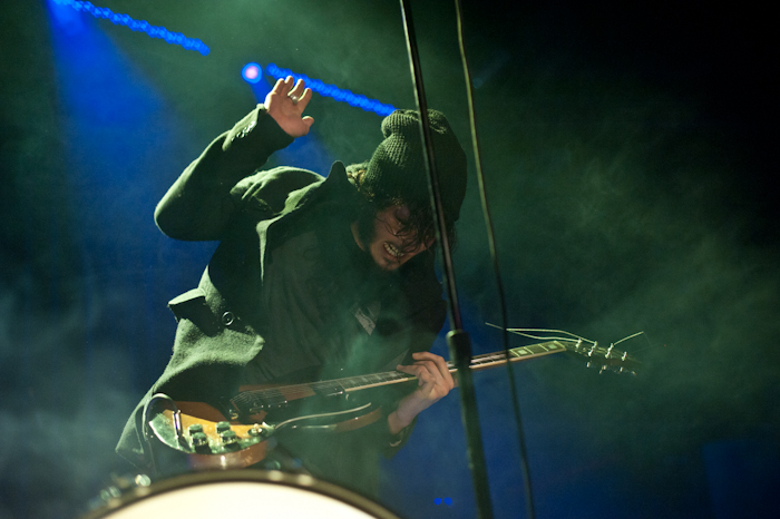 Guitar virtuoso Reignwolf played to a revved up crowd at the Neptune