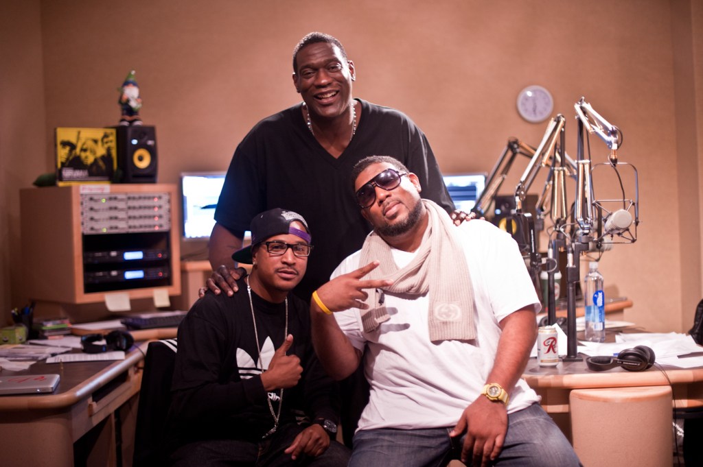 Shawn Kemp, Anthony Adams, and Melle Montana of Jet City StreamaE™s Off the Record.