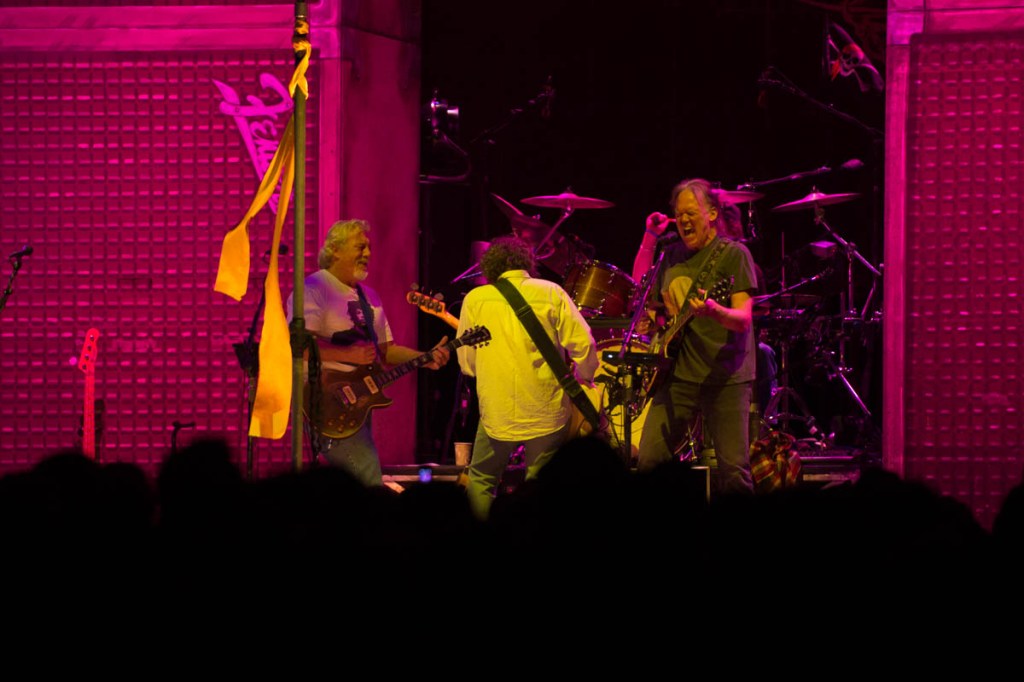 Neil Young and Crazy Horse, legends in their own time, came to