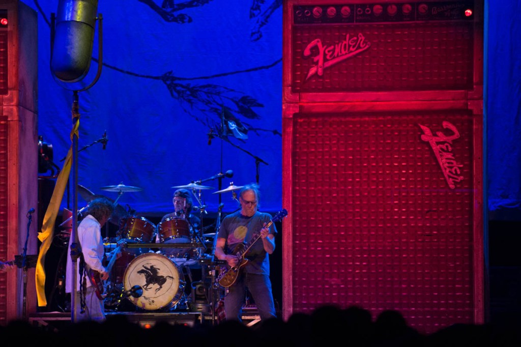 Neil Young and Crazy Horse, legends in their own time, came to