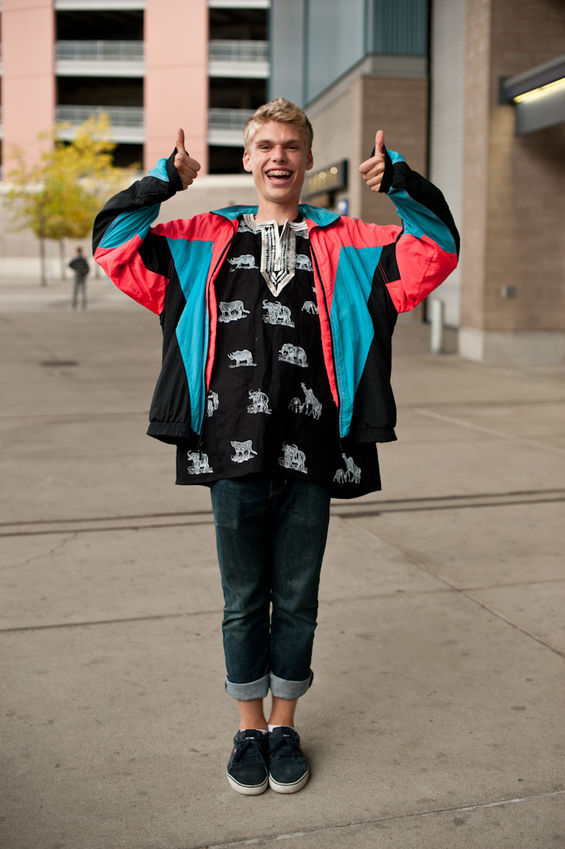 This guy won.Who's Got the Best Thrift-Shop Style?