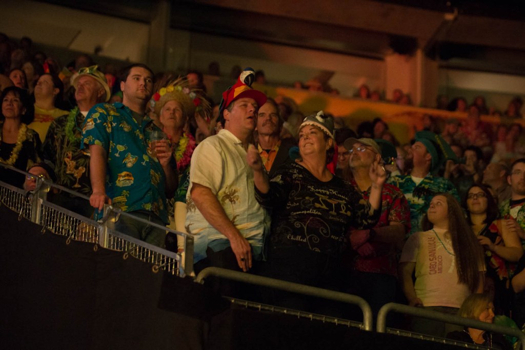 The cold and the rain be damned, Jimmy Buffett fans were thinking