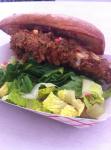 Applewood smoked chicken sandwich, from Pinkies