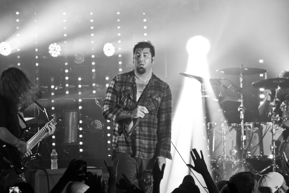 The Deftones came to Seattle Saturday, with opening act Scars on Broadway.Published