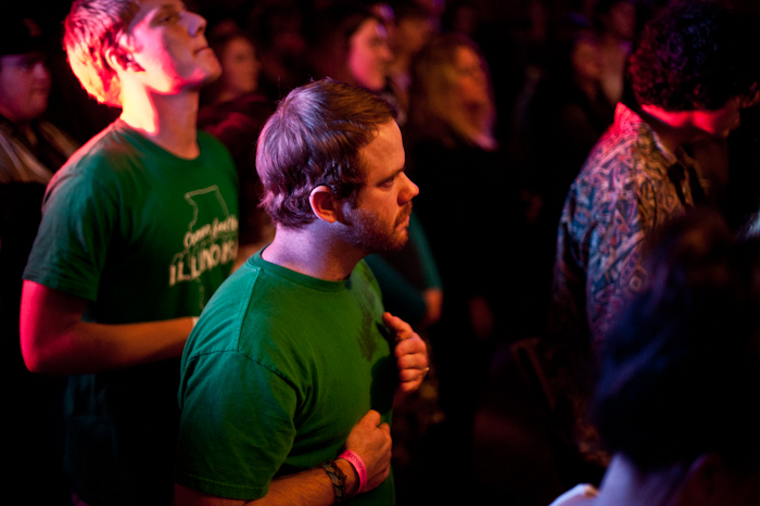 Ballard became a crush of drunk and rocked-out humanity last night as