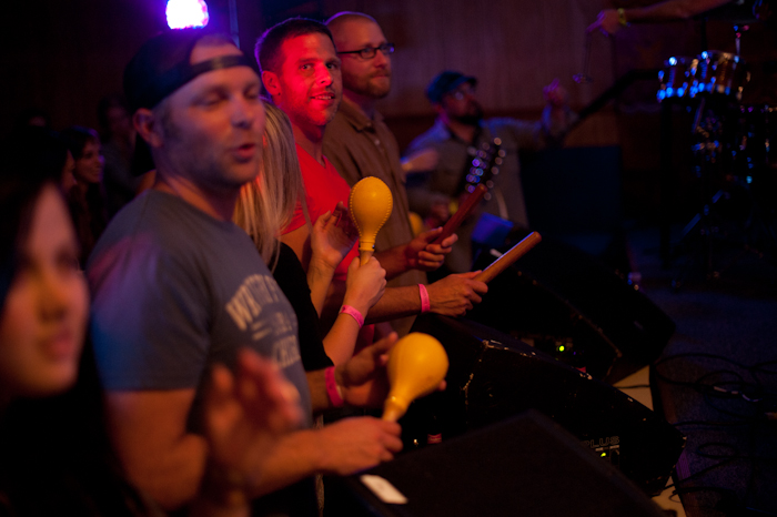 Ballard became a crush of drunk and rocked-out humanity last night as