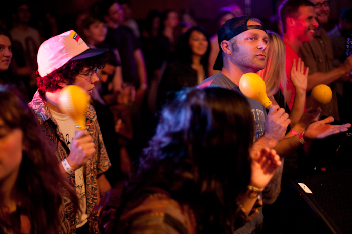 Ballard became a crush of drunk and rocked-out humanity last night as