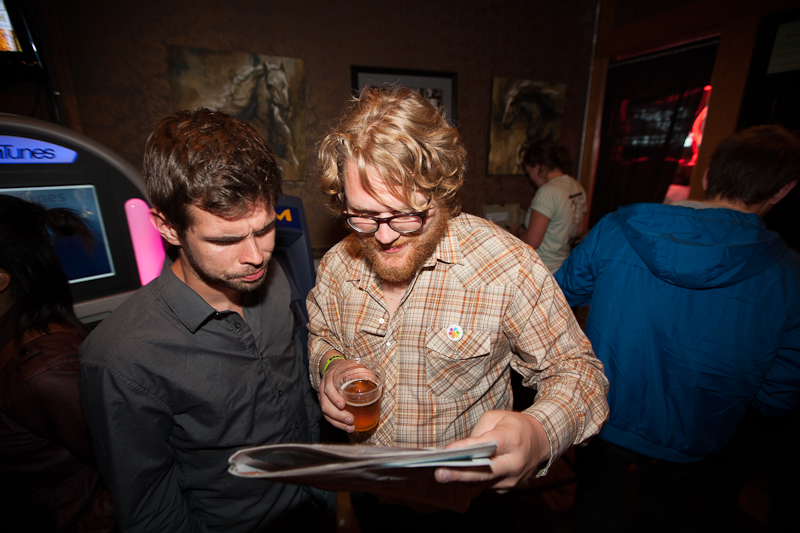 Ballard became a crush of drunk and rocked-out humanity last night as