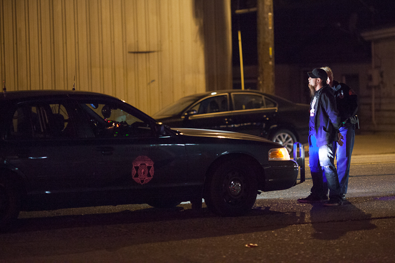 Ballard became a crush of drunk and rocked-out humanity last night as