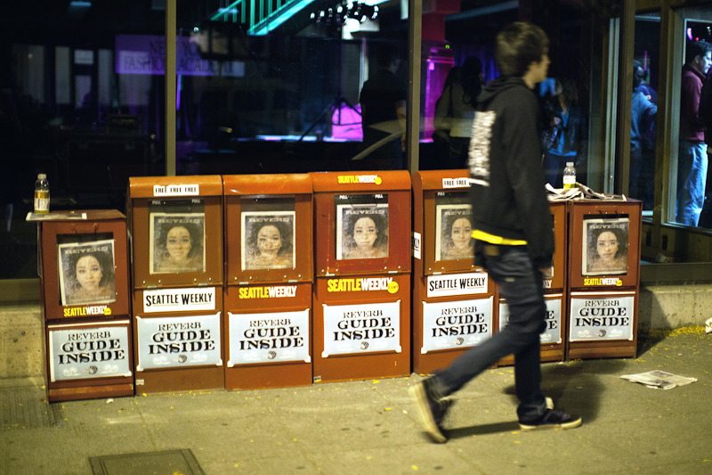 Ballard became a crush of drunk and rocked-out humanity last night as