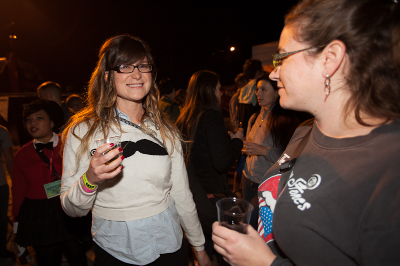 Ballard became a crush of drunk and rocked-out humanity last night as