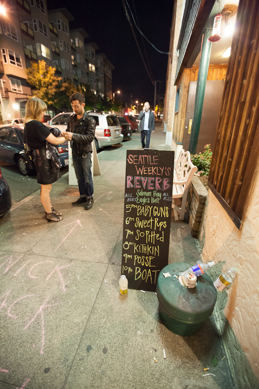 Ballard became a crush of drunk and rocked-out humanity last night as