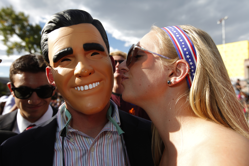 On October 3, 2012, President Barack Obama and former Massachusetts Governor Mitt