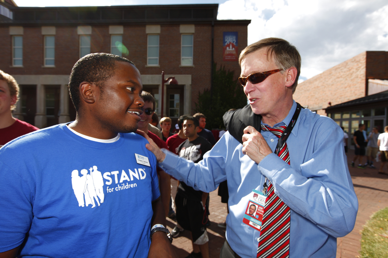 On October 3, 2012, President Barack Obama and former Massachusetts Governor Mitt
