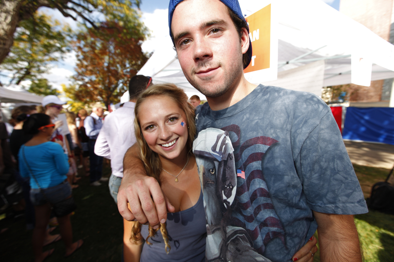 On October 3, 2012, President Barack Obama and former Massachusetts Governor Mitt