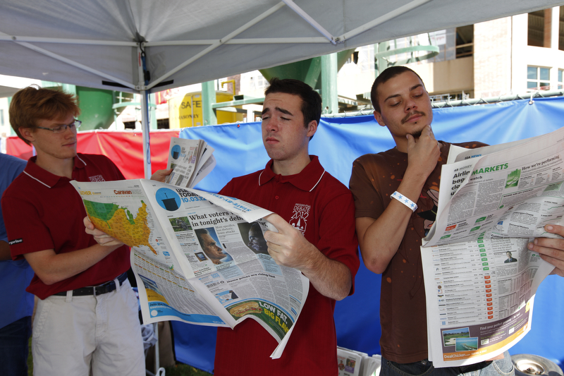 On October 3, 2012, President Barack Obama and former Massachusetts Governor Mitt