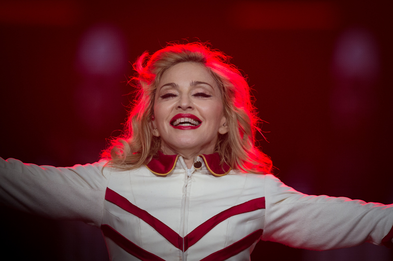 The Material Girl was at the The Key Arena last night, to