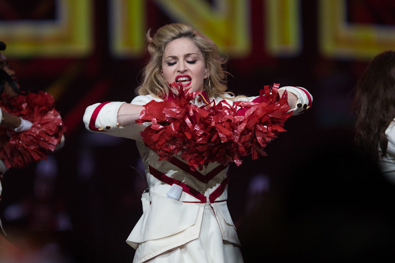 The Material Girl was at the The Key Arena last night, to