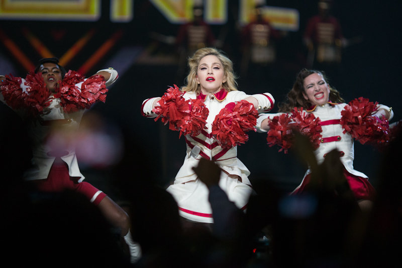 The Material Girl was at the The Key Arena last night, to