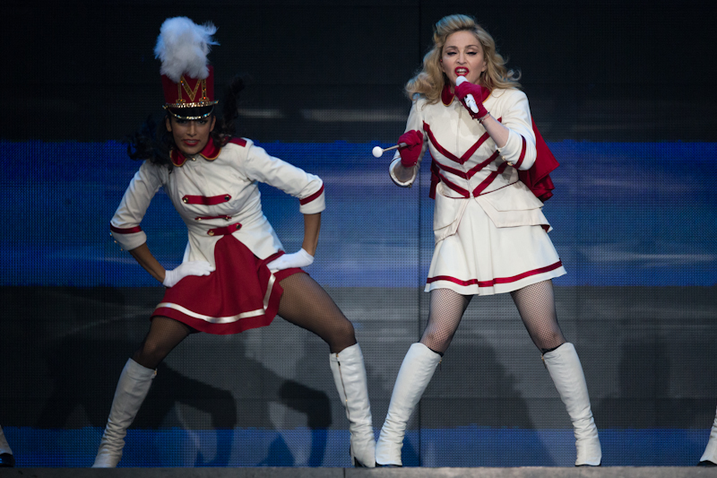 The Material Girl was at the The Key Arena last night, to