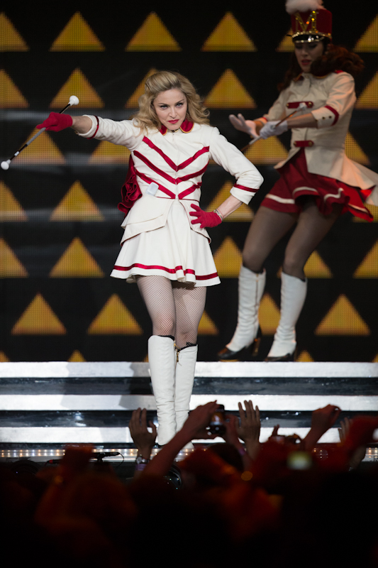 The Material Girl was at the The Key Arena last night, to