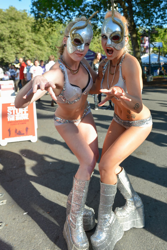 The weather was hot and so was the fashion at Bumbershoot. Full slideshow: Hot Fashion at Bumbershoot