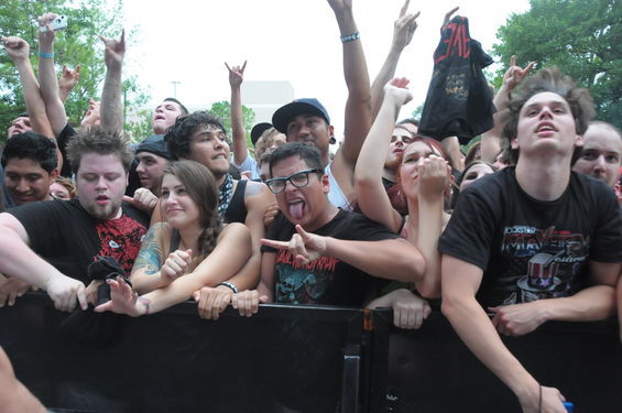 Can you guess where we shot these fans?A. Franz Ferdinand concertB. OFF! concertC. Rockstar Mayhem FestivalAnswer is on the next slide