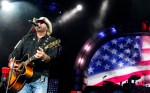 Country music mega-star Toby Keith performs at the Cruzan Amphitheater in West Palm Beach, Florida.