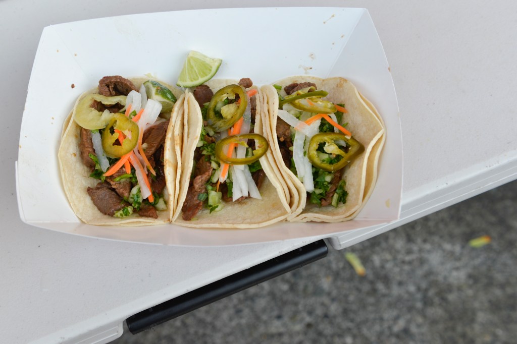 Kahlua Pork tacos from Fusion on the Run