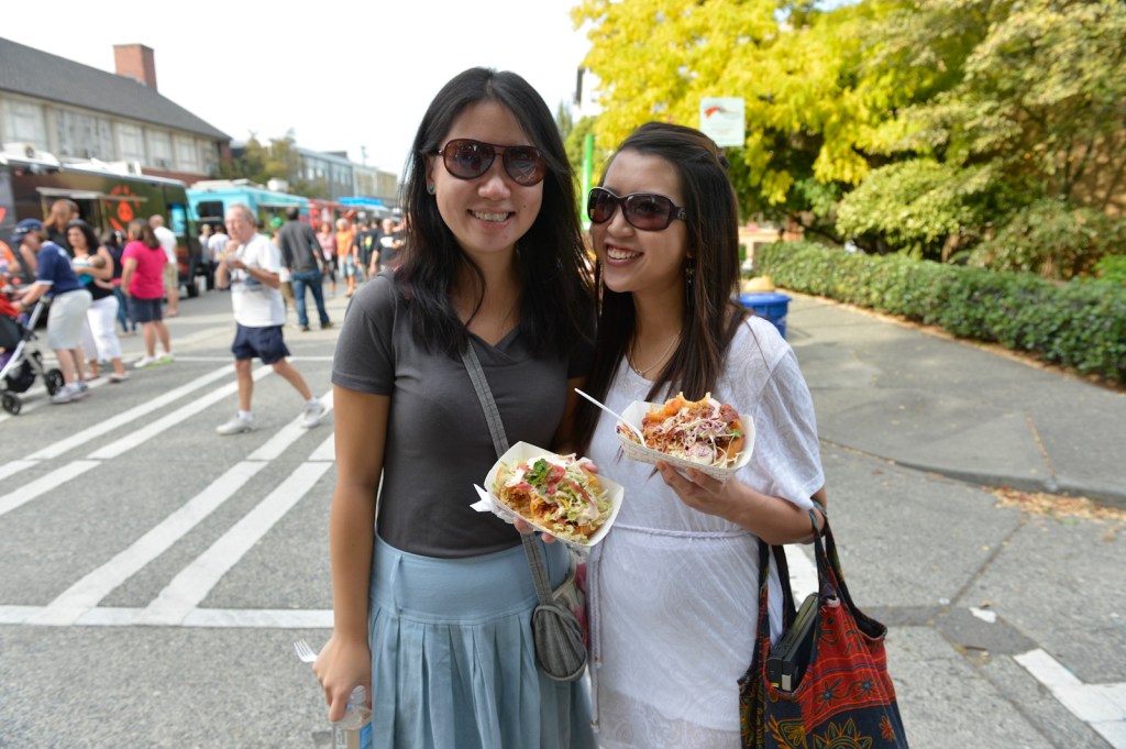 Enjoying some grub from Off the Rez