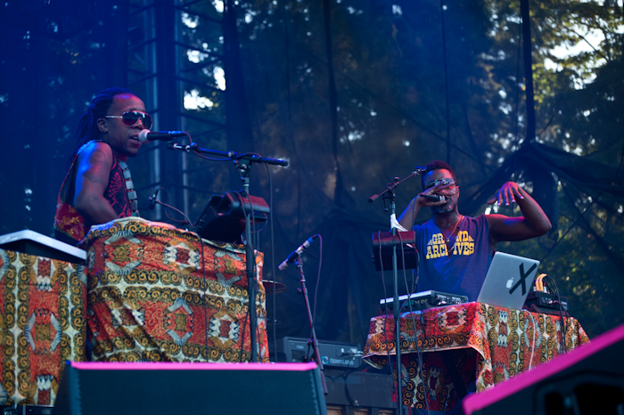Seattle played host to indie jammers My Morning Jacket. Shabazz Palaces opened.
