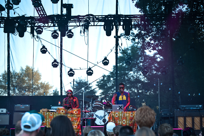 Seattle played host to indie jammers My Morning Jacket. Shabazz Palaces opened.