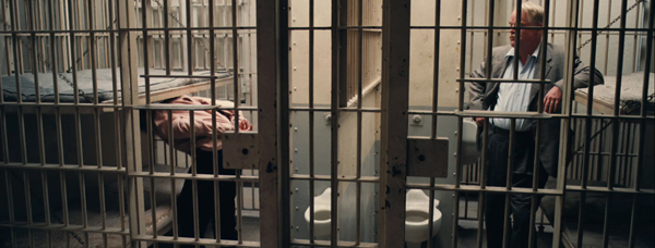 A still photo from Paul Thomas Anderson's new film The Master featuring Joaquin Phoenix and Philip Seymour Hoffman.