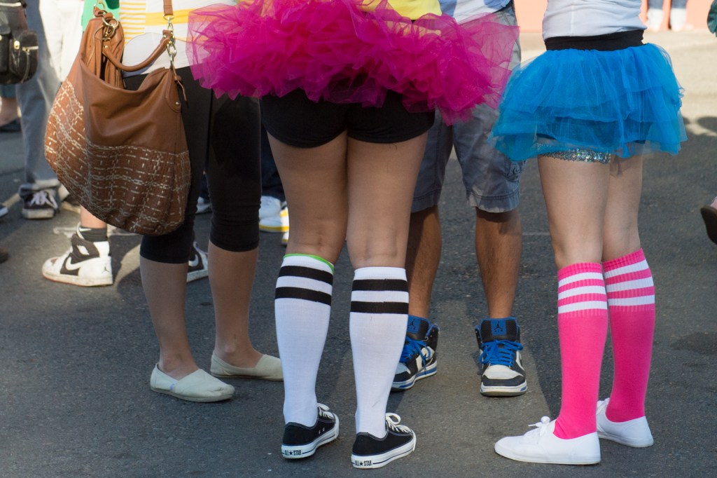 No better way to get an idea of what's hip to wear