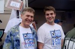 Peter Holmes (left), Seattle City Attorney was at the festival supporting the legalization initiative.